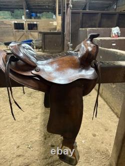 Used 15 inch western saddle