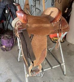 Used 15 inch western saddle