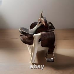 Used 15 inch western saddle