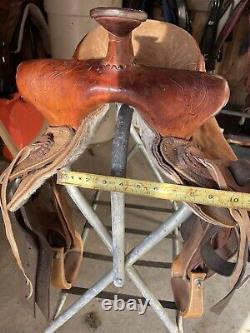 Used 15 inch western saddle