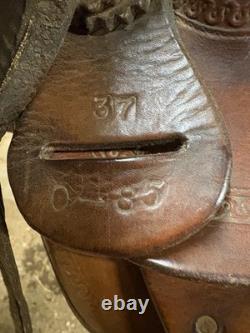 Used 15 inch western saddle