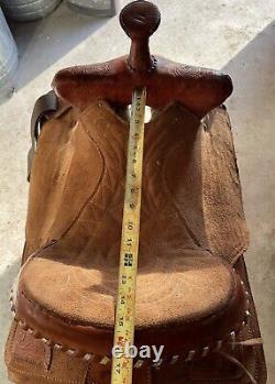 Used 15 inch western saddle