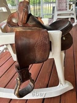 Used 15 inch western saddle