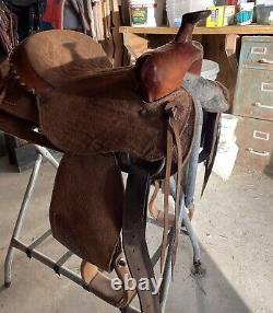 Used 15 inch western saddle