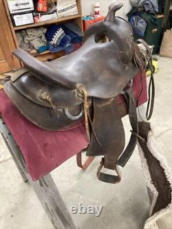 Used 15 inch western saddle, Bridle, and saddle Pad