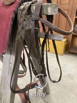 Used 15 inch western saddle, Bridle, and saddle Pad