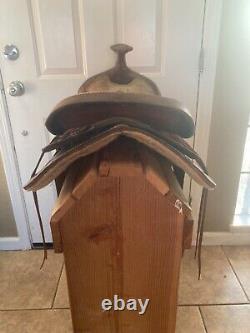 Used 15 western ranch trail saddle