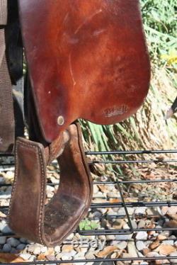 Used 16-1/2 Tucker Western Trail Saddle. Quality Used Horse Tack