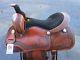 Used 16 17 Roping Pleasure Ranch Trail Cutter Roper Leather Western Horse Saddle