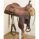 Used 16.5 Coat's Saddlery Ranch Cutter Saddle With Broke Tree Code C165coatsrcbt