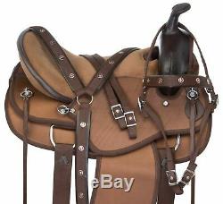 Used 16 All Purpose Western Pleasure Trail Comfy Cordura Horse Saddle