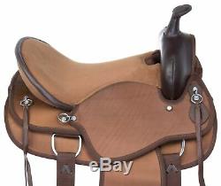 Used 16 All Purpose Western Pleasure Trail Comfy Cordura Horse Saddle