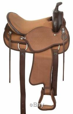 Used 16 All Purpose Western Pleasure Trail Comfy Cordura Horse Saddle