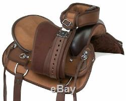 Used 16 All Purpose Western Pleasure Trail Comfy Cordura Horse Saddle