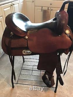 Used 16 Billy Cook Trail/Show Western Pleasure Saddle Silver