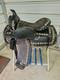 Used 16 Black Leather Parade Saddle Silver Conchos All The Way Around It