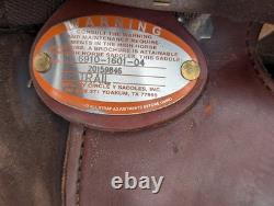 Used 16 Circle Y High Horse Lisa Lockhart Synthetic Western Saddle