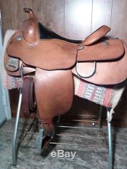 Used 16 Dorie Reese Custom Western saddle Show Reining