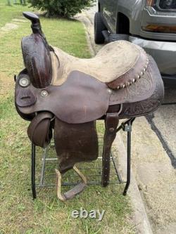 Used 16' Horse Saddle With Stand