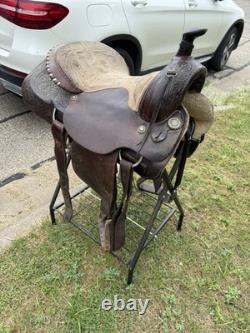 Used 16' Horse Saddle With Stand