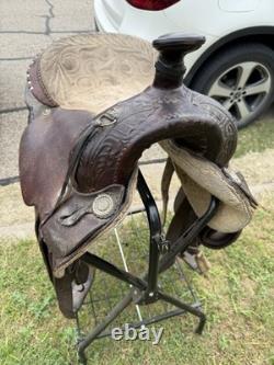 Used 16' Horse Saddle With Stand