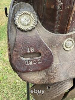Used 16' Horse Saddle With Stand
