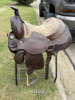 Used 16' Horse Saddle With Stand