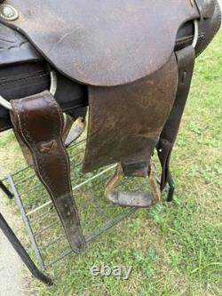 Used 16' Horse Saddle With Stand
