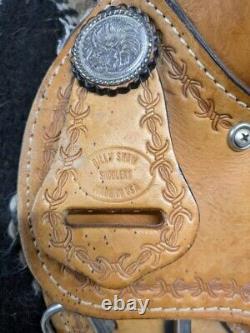 Used 16 Inch Billy Shaw western Roping Saddle 906-8874