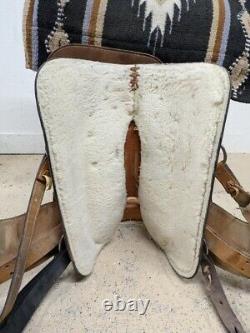 Used 16 Inch Billy Shaw western Roping Saddle 906-8874