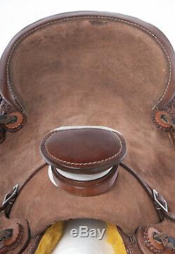 Used 16 Rough Out Wade Tree Roping Ranch Work Western Leather Horse Saddle