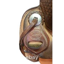 Used 16 Teskey's Cowboy Collection Ranch Roping Saddle Code U16TESKRAN14DW