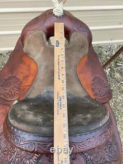 Used 16 TexTan Western reining saddle