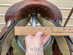 Used 16 TexTan Western reining saddle