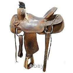 Used 16 Triple R Ranch Roping Saddle Code U16TRIPLERRR