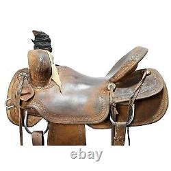 Used 16 Triple R Ranch Roping Saddle Code U16TRIPLERRR