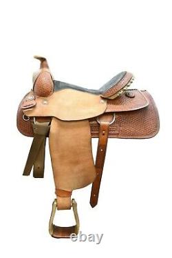 Used 16 Western Star Roper Saddle #002 Wide Quarter Horse Bar