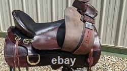 Used 17.5 Tex Flex Tex Tan Western Trail Saddle