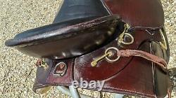 Used 17.5 Tex Flex Tex Tan Western Trail Saddle