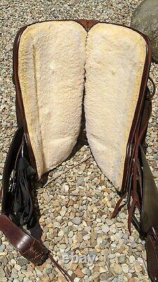 Used 17.5 Tex Flex Tex Tan Western Trail Saddle