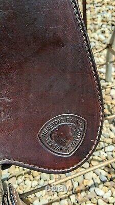 Used 17.5 Tex Flex Tex Tan Western Trail Saddle