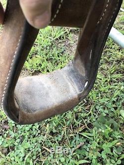 Used 2006 Harris Roughout work training saddle 16 Very Good condition #452