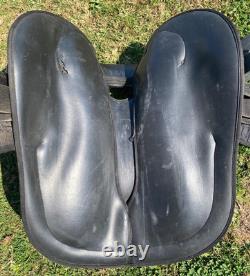Used Abetta 15 black synthetic Western hornless Endurance saddle US made