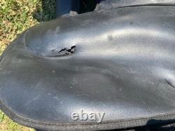 Used Abetta 15 black synthetic Western hornless Endurance saddle US made
