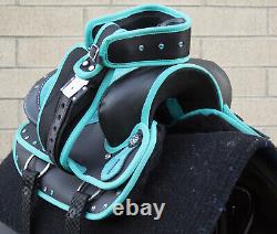 Used Amazing Cordura Western Pleasure Horse Youth Kids Saddle Tack Set 12 13