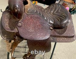 Used Big Horn Western Saddle-16 Seat