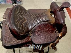 Used Big Horn Western Saddle-16 Seat