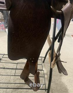 Used Big Horn Western Saddle-16 Seat