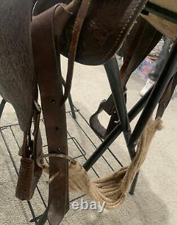 Used Big Horn Western Saddle-16 Seat