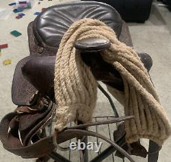 Used Big Horn Western Saddle-16 Seat